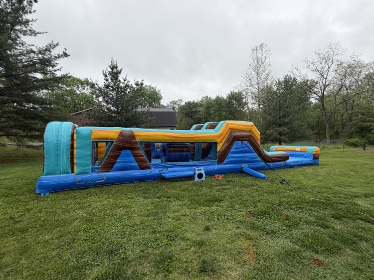 46’ Tropic Shock Dual Lane Obstacle Course