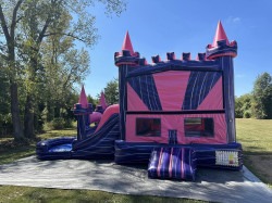 Princess20Castle 1739982365 Princess Castle Bounce House W/Slide Combo