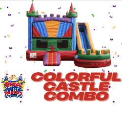 Screen20Shot202025 02 1920at2011.15.5420AM 1739981796 Colorful Castle Bounce House W/Slide Combo