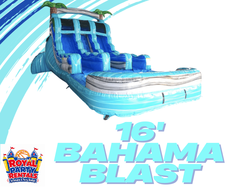 16' Bahama Blast Dual Lane Water Slide 16' Bahama Blast Dual Lane Water Slide